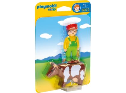Playmobil 6972 Farmář s kravičkou