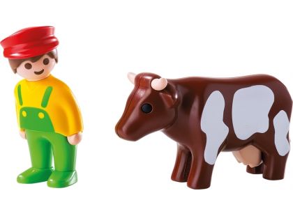 Playmobil 6972 Farmář s kravičkou