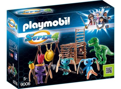 Playmobil 9006 Bojovníci Alien s pastí na T-Rexe