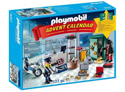 Playmobil 9007 Adventní kalendář Policejní zásah v klenotnictví