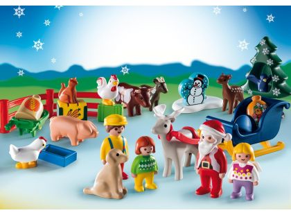 Playmobil 9009 Adventní kalendář Vánoce na statku