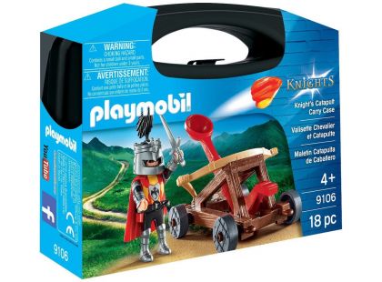 Playmobil 9106 Přenosný box Rytíř s katapultem