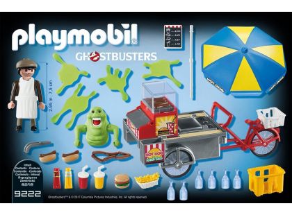 Playmobil 9222 Ghostbusters Slimer u stánku s hotdogy