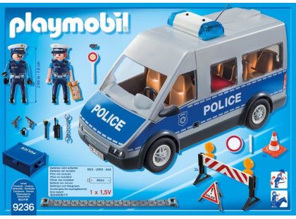 Playmobil 9236 Policejní anton se zátarasy