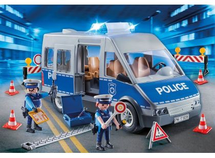 Playmobil 9236 Policejní anton se zátarasy