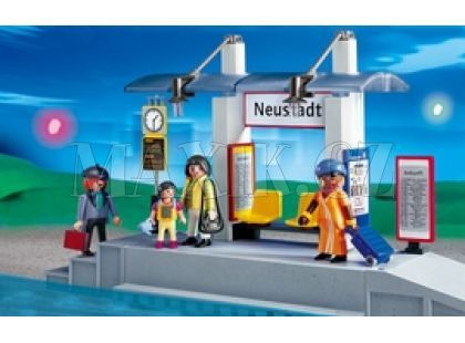 Playmobil Nástupiště s přístřeškem