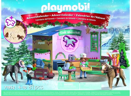 Playmobil P 71952 Adv.kal.: Vánoční pečení v jezdecké kavárně