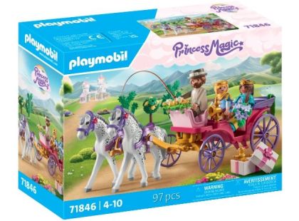 Playmobil P71846PMB Jízda kočárem s princeznou a princem