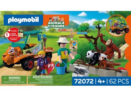 PLAYMOBIL® 72072 Vozidlo ošetřovatele zvířat