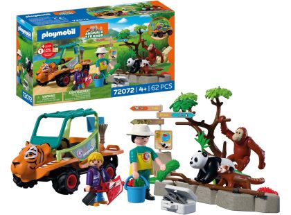 PLAYMOBIL® 72072 Vozidlo ošetřovatele zvířat