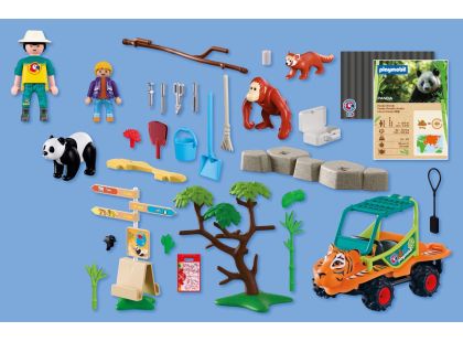 PLAYMOBIL® 72072 Vozidlo ošetřovatele zvířat
