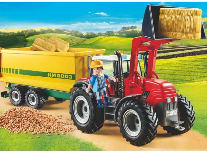 PLAYMOBIL® 70131 Velký traktor s přívěsem