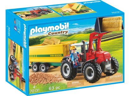 PLAYMOBIL® 70131 Velký traktor s přívěsem