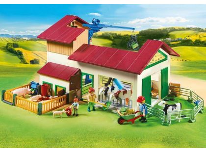 PLAYMOBIL® 70132 Velká farma se silem