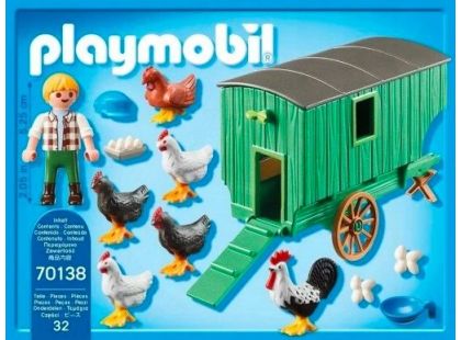 PLAYMOBIL® 70138 Pojízdný kurník