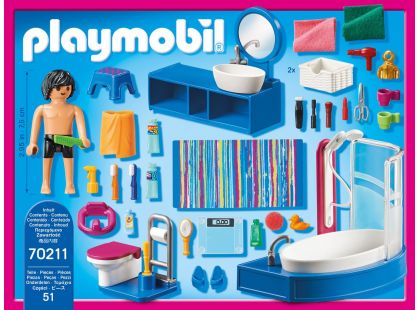 PLAYMOBIL® 70211 Koupelna s vanou