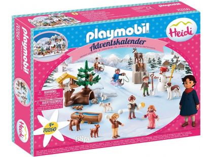 PLAYMOBIL® 70260 Adventní kalendář Heidin zimní svět