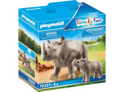 PLAYMOBIL® 70357 Nosorožec s mládětem