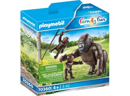 PLAYMOBIL® 70360 Gorila s mláďaty