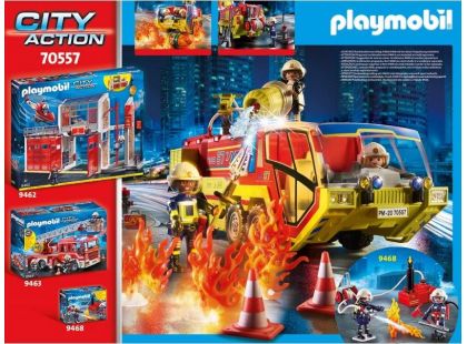 PLAYMOBIL® 70557 Hasiči v akci s hasičským vozem