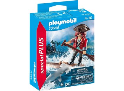 PLAYMOBIL® 70598 Pirát s vorem a žralokem kladivounem
