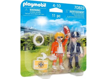 PLAYMOBIL® 70823 DuoPack Pohotovostní lékař a policistka
