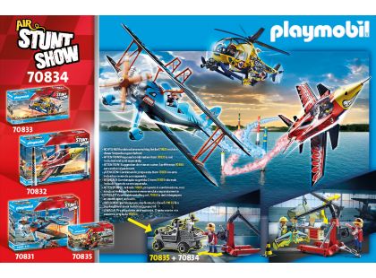 PLAYMOBIL® 70834 Air Stuntshow Servisní stanice