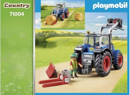 PLAYMOBIL® 71004 Velký traktor s příslušenstvím