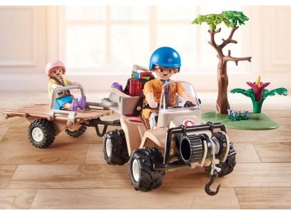 PLAYMOBIL® 71011 Čtyřkolka na záchranu zvířat - Poškozený obal