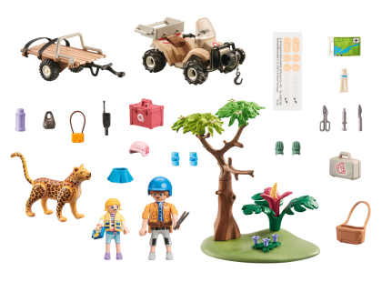 PLAYMOBIL® 71011 Čtyřkolka na záchranu zvířat - Poškozený obal