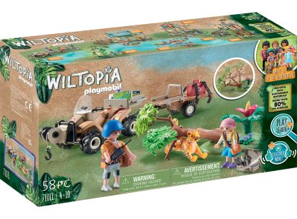 PLAYMOBIL® 71011 Čtyřkolka na záchranu zvířat - Poškozený obal