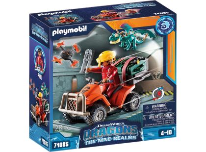 PLAYMOBIL® 71085 Dragons Devět říší Icaris Quad a Phil - poškozený obal