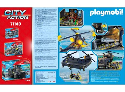 PLAYMOBIL® 71149 Záchranářská helikoptéra speciální jednotky