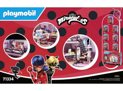 PLAYMOBIL® 71334 Kouzelná Beruška a Černý kocour: Marinettino podkroví