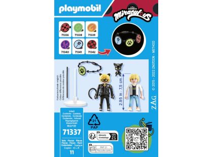 PLAYMOBIL® 71337 Kouzelná Beruška a Černý kocour: Adrien & Černý kocour