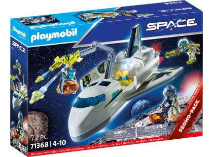 PLAYMOBIL® 71368 Vesmírný raketoplán na misi - Poškozený obal