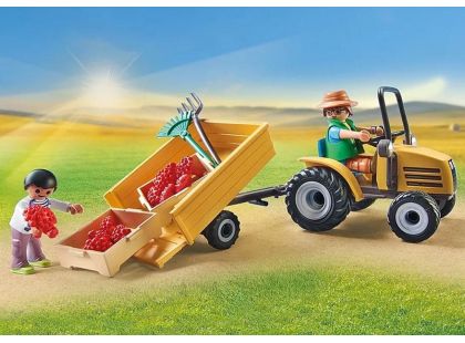 PLAYMOBIL® 71442 Traktor s přívěsem a nádrží na vodu