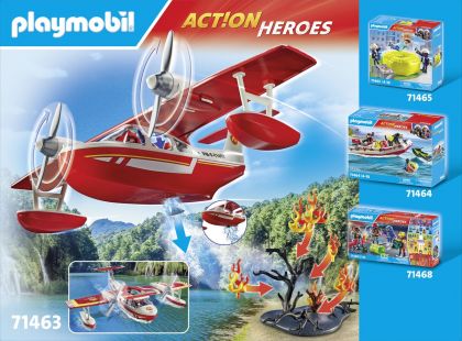 PLAYMOBIL® 71463 Hasičský letoun s hasicí funkcí