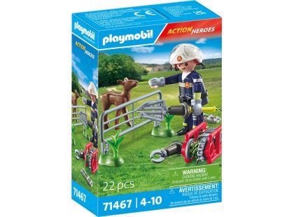 PLAYMOBIL® 71467 Hasiči při záchraně zvířat