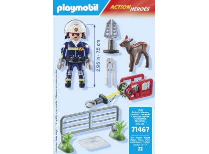 PLAYMOBIL® 71467 Hasiči při záchraně zvířat