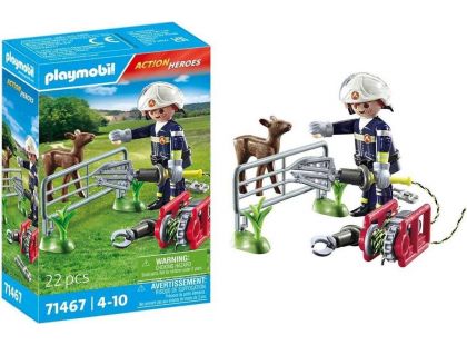 PLAYMOBIL® 71467 Hasiči při záchraně zvířat