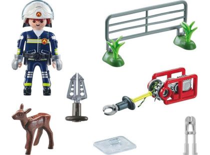 PLAYMOBIL® 71467 Hasiči při záchraně zvířat