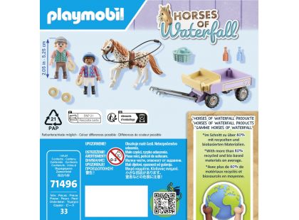 PLAYMOBIL® 71496 Kočár s poníkem