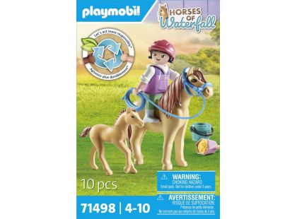 PLAYMOBIL® 71498 Dítě s poníkem a hříbátkem