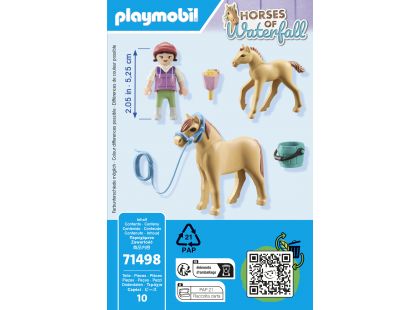 PLAYMOBIL® 71498 Dítě s poníkem a hříbátkem