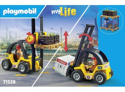 PLAYMOBIL® 71528 Vysokozdvižný vozík s nákladem