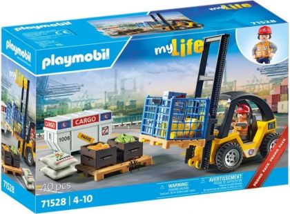 PLAYMOBIL® 71528 Vysokozdvižný vozík s nákladem