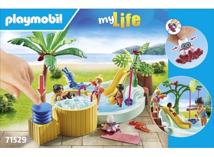 PLAYMOBIL® 71529 Dětský bazén s vířivkou