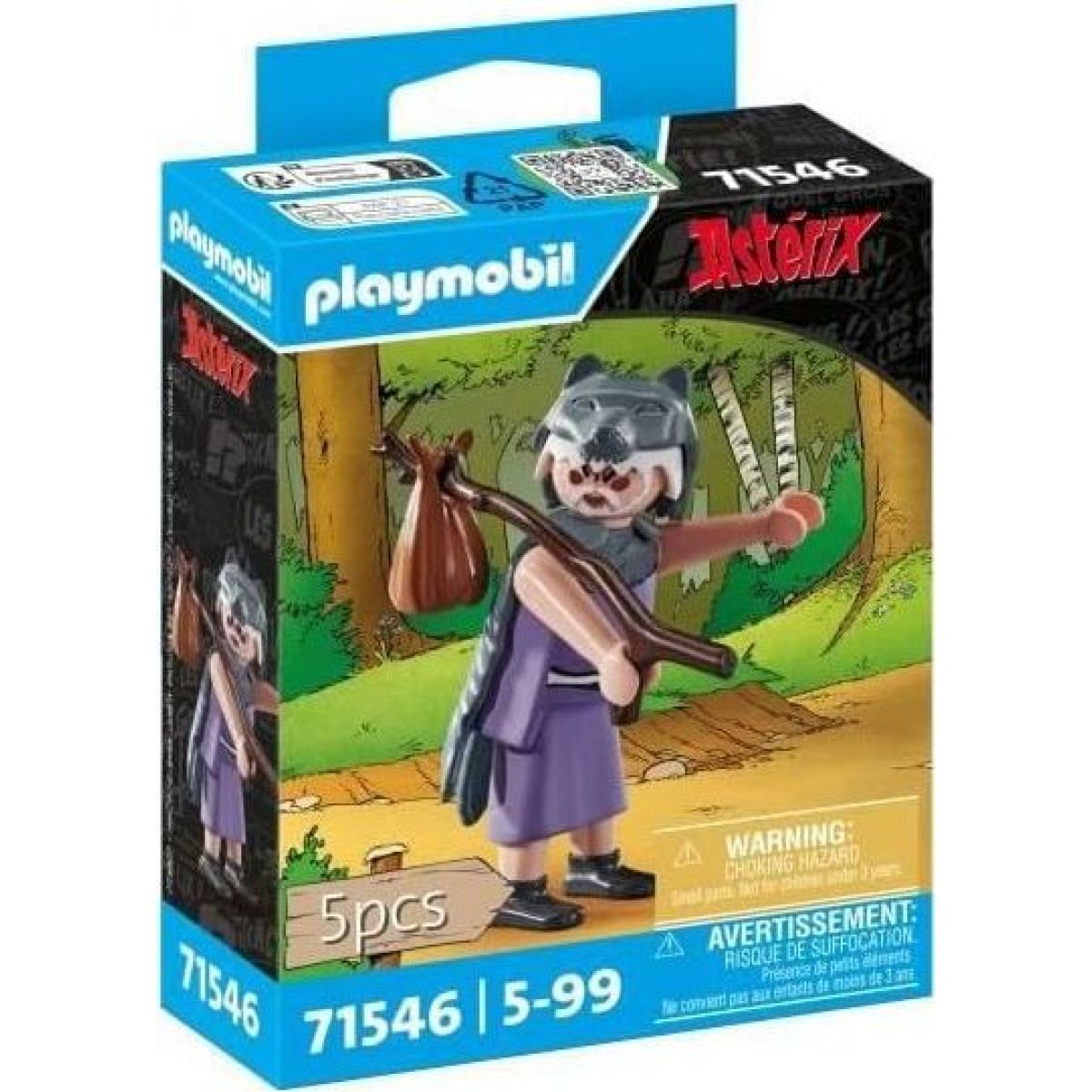 PLAYMOBIL Asterix 71546 - Set Con Prolix (l'Indovino) - Personaggio Dal Fumetto "Asterix E L'Indovino" - Giocattolo Per Bambini Dai 4 Anni