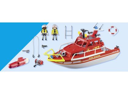 PLAYMOBIL® 71598 Hasičská loď